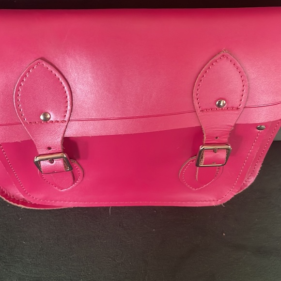 Hot Pink Cambridge Satchel Company small/medium sized bag - Picture 2 of 10